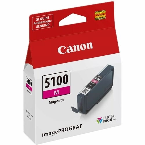 Canon Lucia PRO II PFI-5100 Original Inkjet Ink Cartridge - Photo Magenta - 1 Pack 2