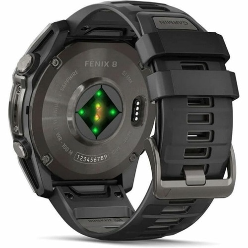 Fenix 8 51mm, AMOLED, Saph, Carbon Gray Ti/Black 5