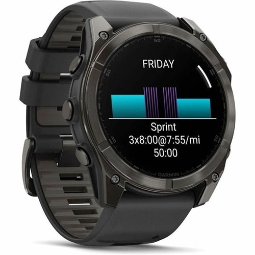 Fenix 8 51mm, AMOLED, Saph, Carbon Gray Ti/Black 6
