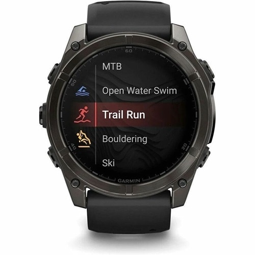 Fenix 8 51mm, AMOLED, Saph, Carbon Gray Ti/Black 8