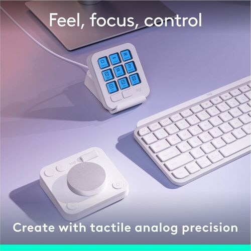 Logitech MX Creative Console - Pale Grey 7