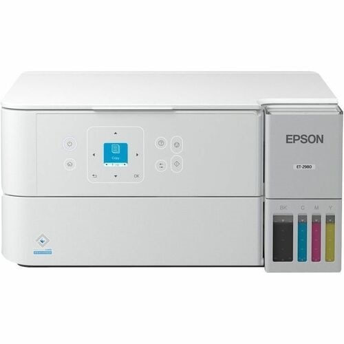 Epson ET-2980 Wired & Wireless EcoTank Inkjet Multifunction Printer - Color - White 6