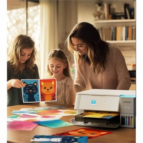 Epson ET-2980 Wired & Wireless EcoTank Inkjet Multifunction Printer - Color - White 10