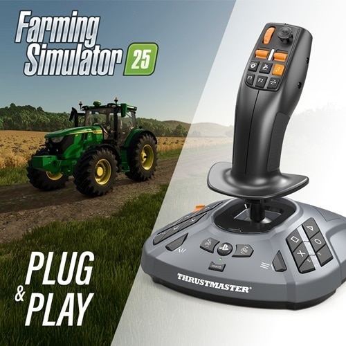 Thrustmaster SimTask FarmStick Joystick for Farming Simulator 25, PS5, PS4 and PC 5