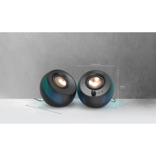 Creative Labs Pebble X 2.0 USB-C Desktop Speakers 5