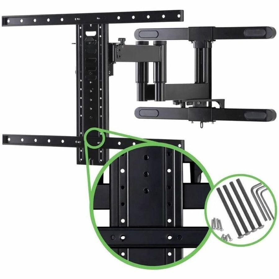 Sanus Full-Motion Outdoor Tilt TV Mount - For 40-85 Inch Flat Panel TVs - Black 3