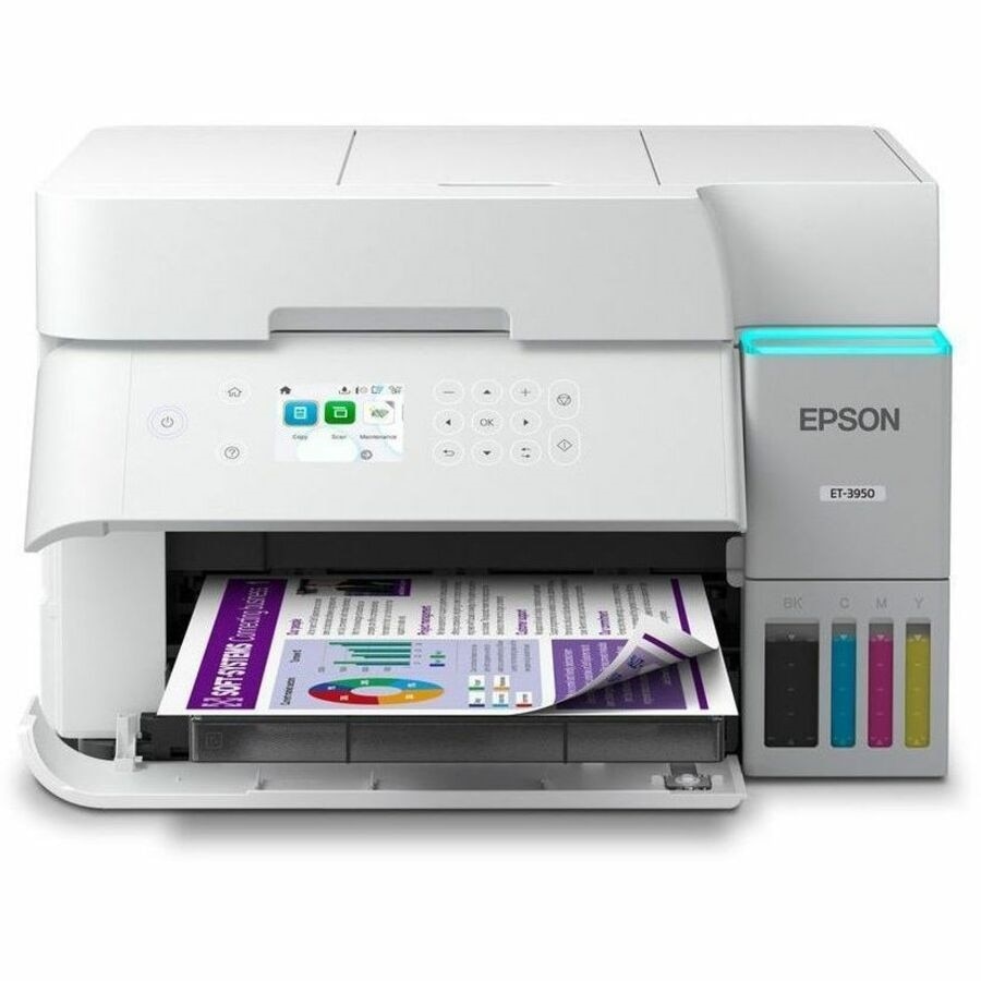 Epson ET-3950 Wired & Wireless EcoTank Inkjet Multifunction Printer - Color 2