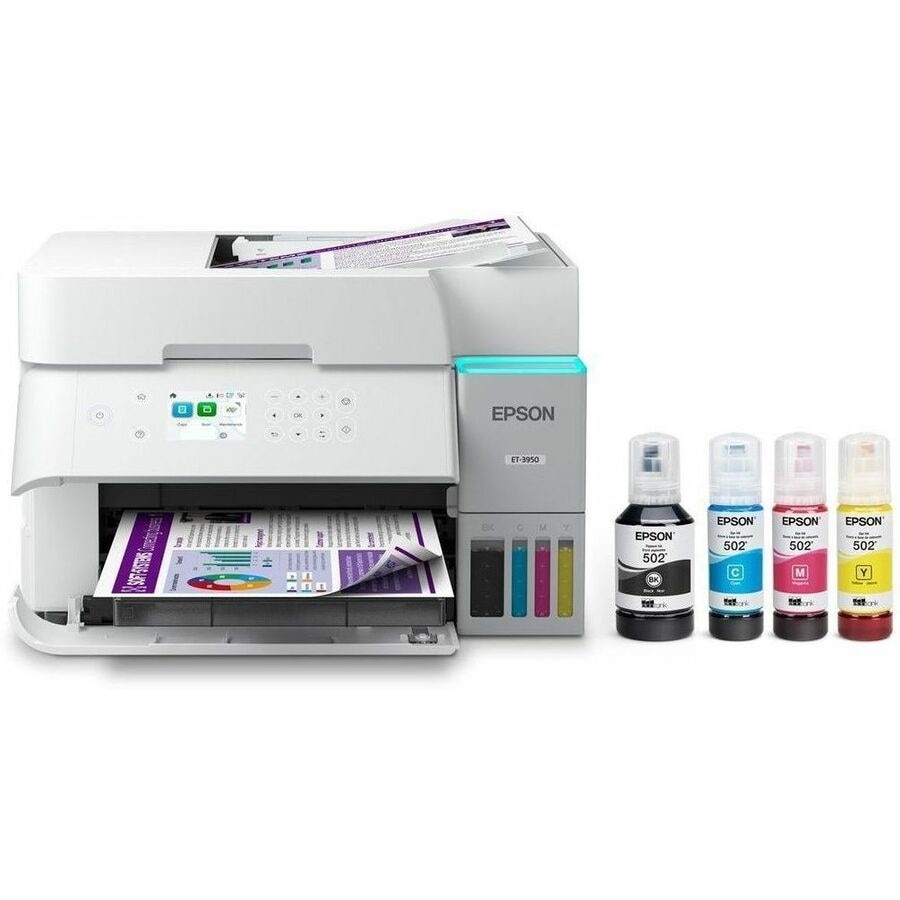 Epson ET-3950 Wired & Wireless EcoTank Inkjet Multifunction Printer - Color 5