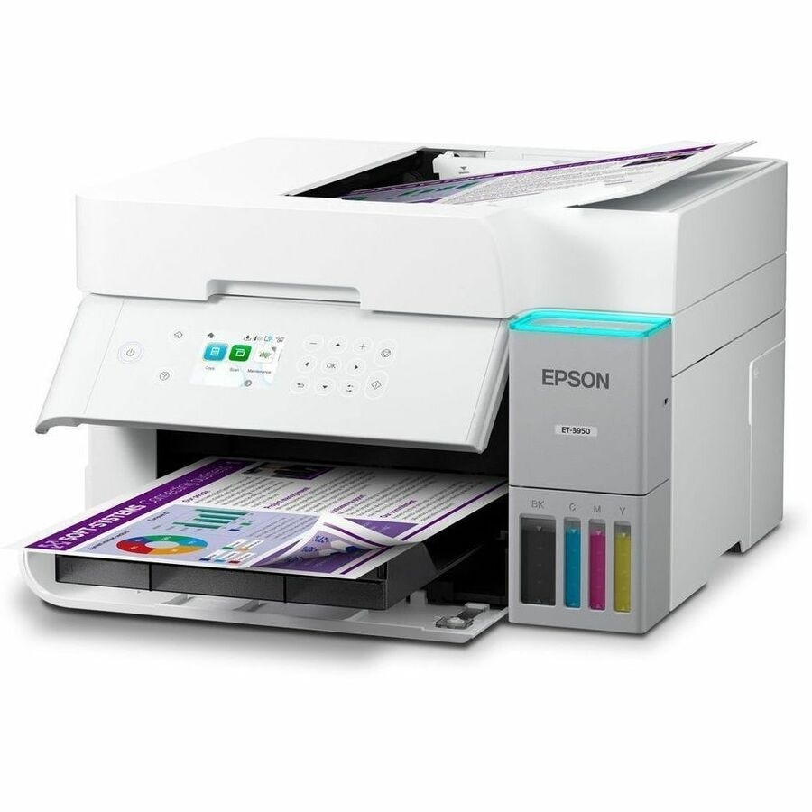 Epson ET-3950 Wired & Wireless EcoTank Inkjet Multifunction Printer - Color 6