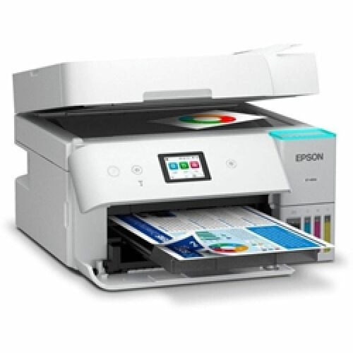 Epson ET-4950 Wired & Wireless EcoTank Inkjet Multifunction Printer - Color - White 2