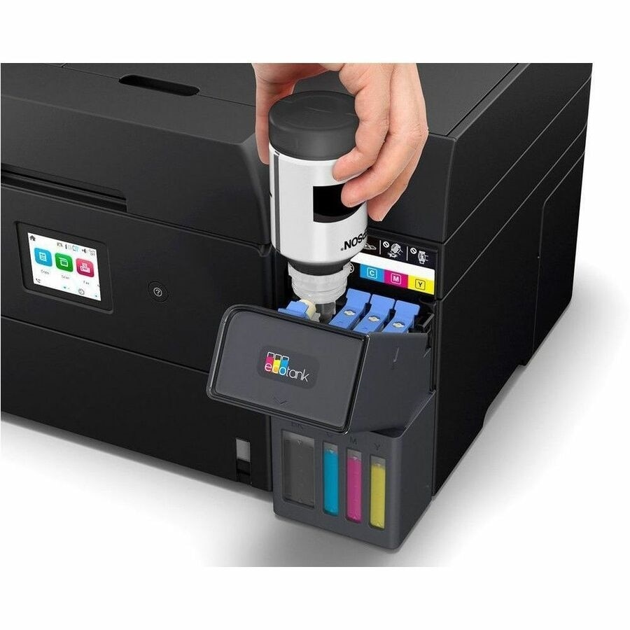 Epson ET-4950 Wired & Wireless EcoTank Inkjet Multifunction Printer - Color - Black 5