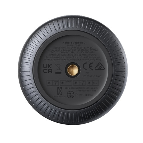 Nebula Capsule 3 LED Projector - Portable - Black 4