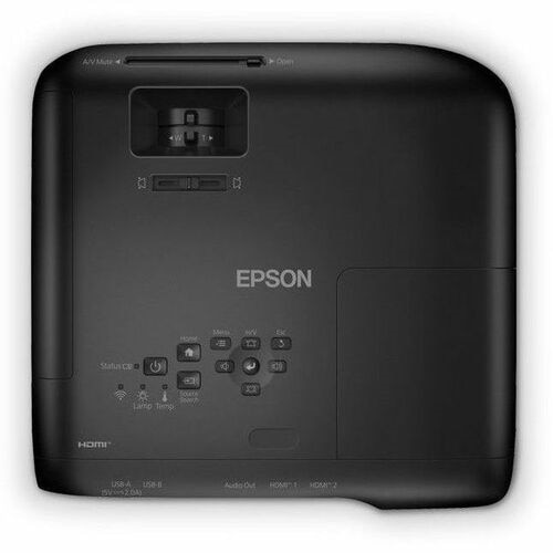 Epson PowerLite 1290 3LCD Projector - 16:10 - Ceiling Mountable - Black 6