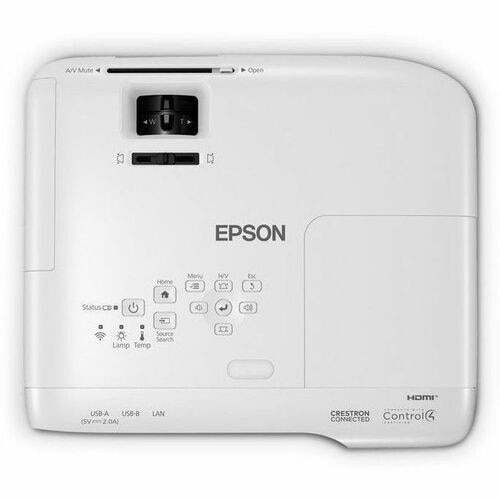 Epson PowerLite 994F 3LCD Projector - 16:10 - Ceiling Mountable - White 6