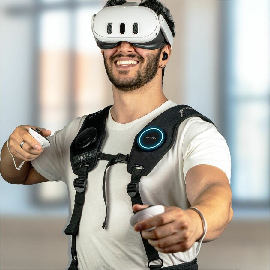 Woojer High-Fidelity Haptic Vest 4 - for VR, Games, Music, Movies, and Wellness. 7