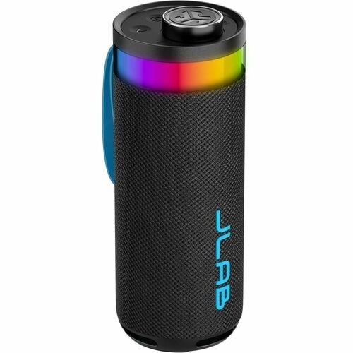 JLab Go Party Portable Bluetooth Speaker System - 10 W RMS - Black - 80 Hz to 18 kHz - Battery Rechargeable 2