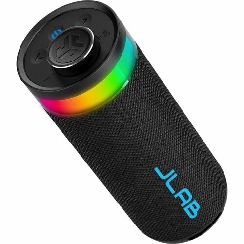 JLab Go Party Portable Bluetooth Speaker System - 10 W RMS - Black - 80 Hz to 18 kHz - Battery Rechargeable 3