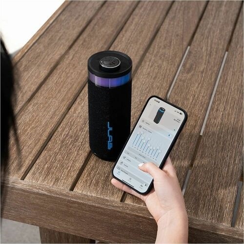 JLab Go Party Portable Bluetooth Speaker System - 10 W RMS - Black - 80 Hz to 18 kHz - Battery Rechargeable 7