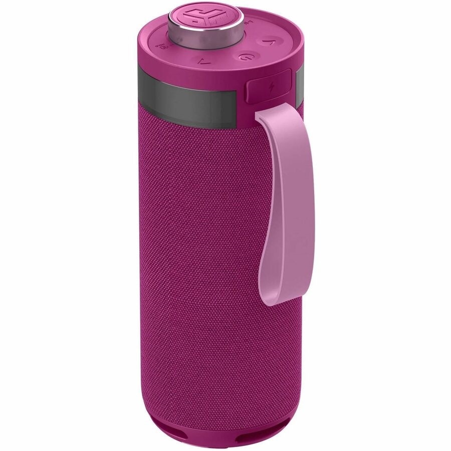 JLab Go Party Portable Bluetooth Speaker System - 10 W RMS - Mulberry - 80 Hz to 18 kHz - Battery Rechargeable 4