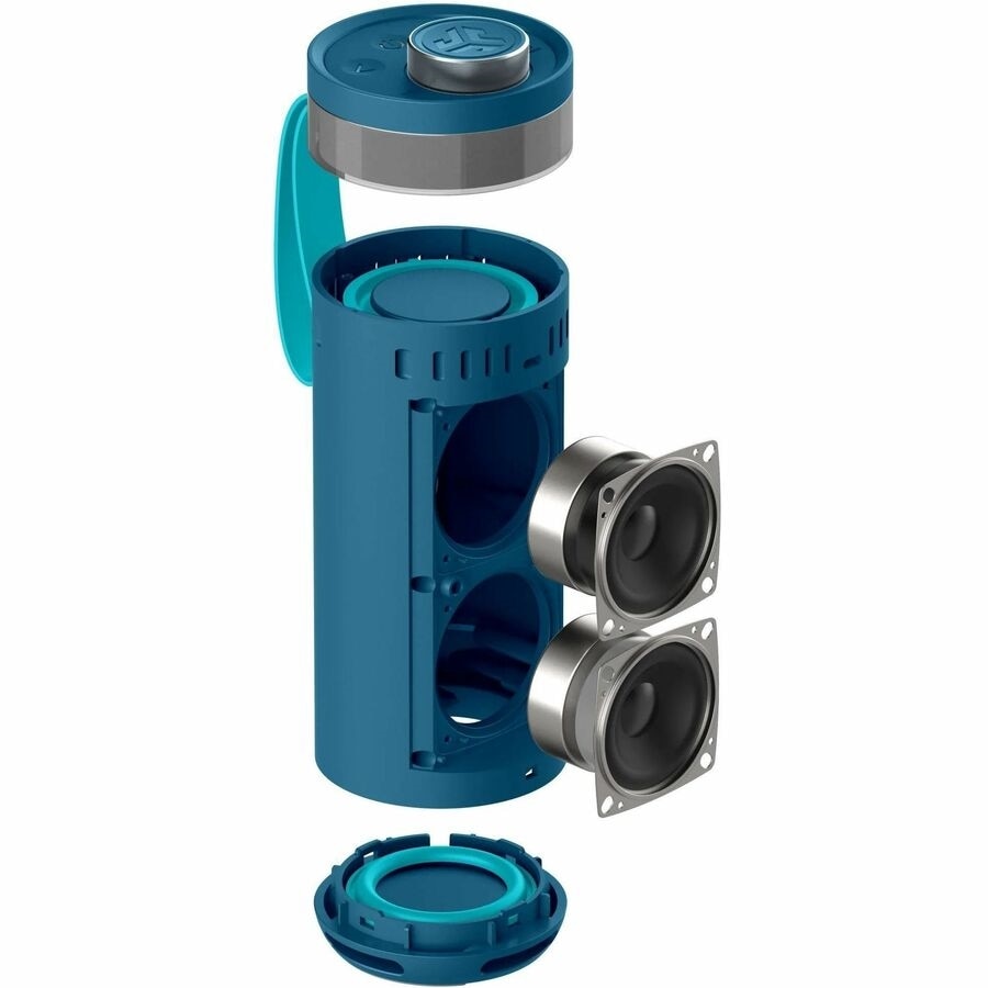 JLab Go Party Portable Bluetooth Speaker System - 10 W RMS - Navy - 80 Hz to 18 kHz - Battery Rechargeable 6