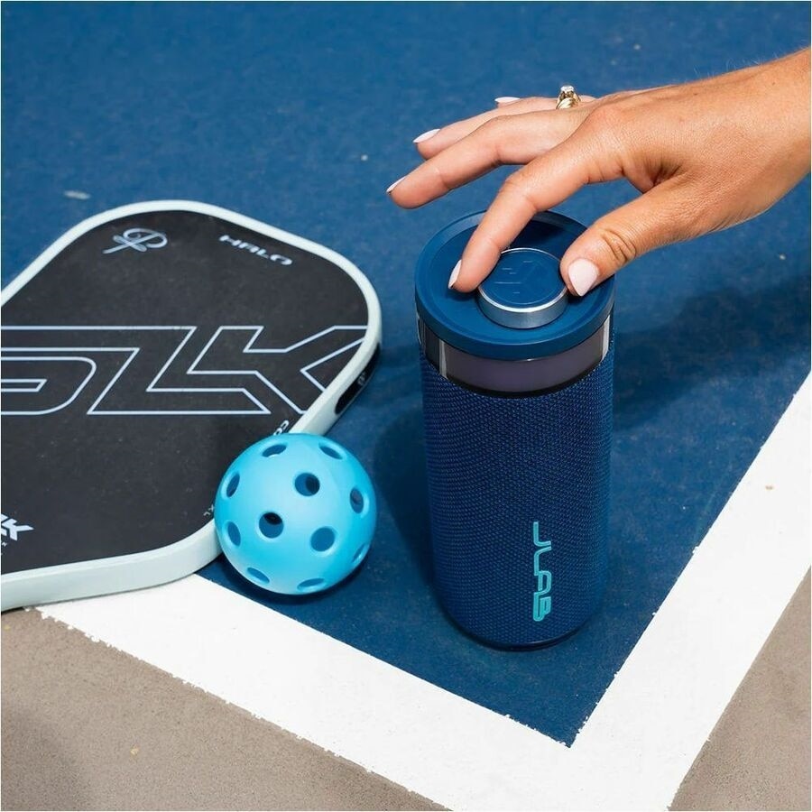 JLab Go Party Portable Bluetooth Speaker System - 10 W RMS - Navy - 80 Hz to 18 kHz - Battery Rechargeable 10
