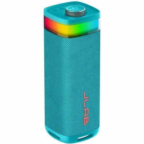 JLab JBuds Party Portable Bluetooth Speaker System - 30 W RMS - Cyan - 60 Hz to 20 kHz - Battery Rechargeable 3