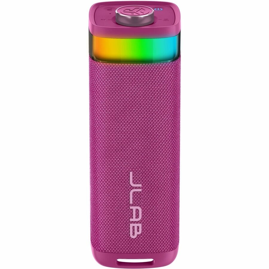 JLab JBuds Party Portable Bluetooth Speaker System - 30 W RMS - Mulberry - 60 Hz to 20 kHz - Battery Rechargeable 2
