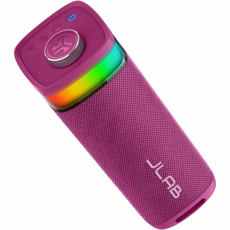 JLab JBuds Party Portable Bluetooth Speaker System - 30 W RMS - Mulberry - 60 Hz to 20 kHz - Battery Rechargeable 3