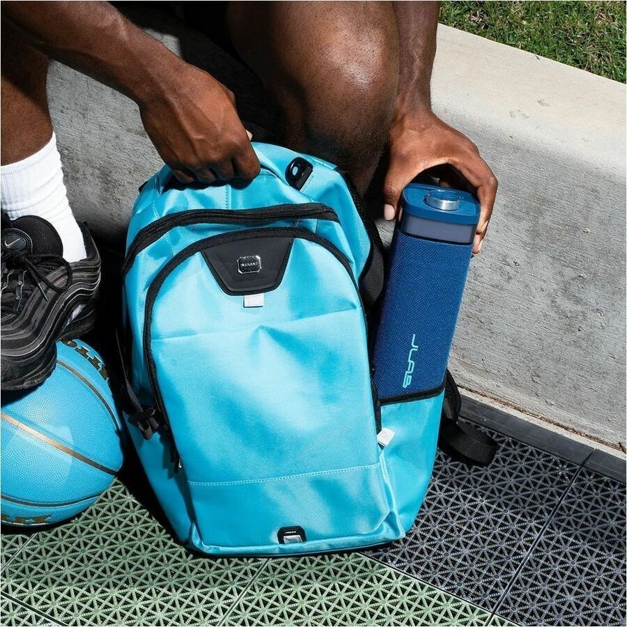 JLab JBuds Party Portable Bluetooth Speaker System - 30 W RMS - Navy - Battery Rechargeable 5