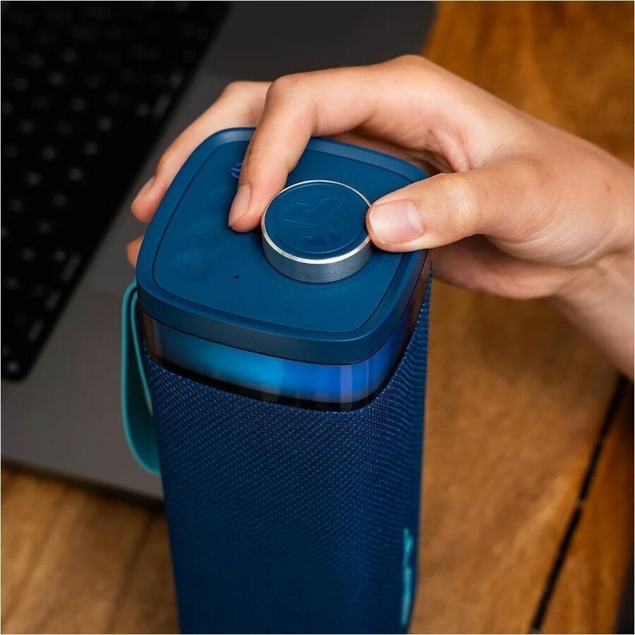 JLab JBuds Party Portable Bluetooth Speaker System - 30 W RMS - Navy - Battery Rechargeable 7