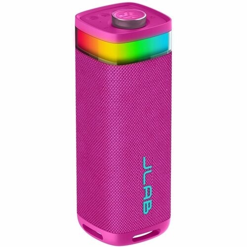 JLab JBuds Party Portable Bluetooth Speaker System - 30 W RMS - Pink - 60 Hz to 20 kHz - Battery Rechargeable 2
