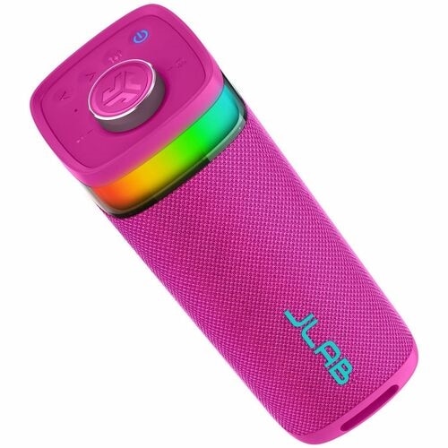 JLab JBuds Party Portable Bluetooth Speaker System - 30 W RMS - Pink - 60 Hz to 20 kHz - Battery Rechargeable 3