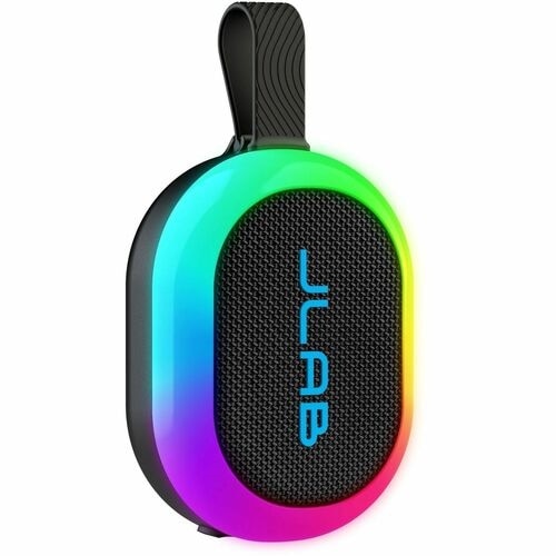 JLab Pop Party Portable Bluetooth Speaker System - 5 W RMS - Black - 100 Hz to 20 kHz - Battery Rechargeable 4