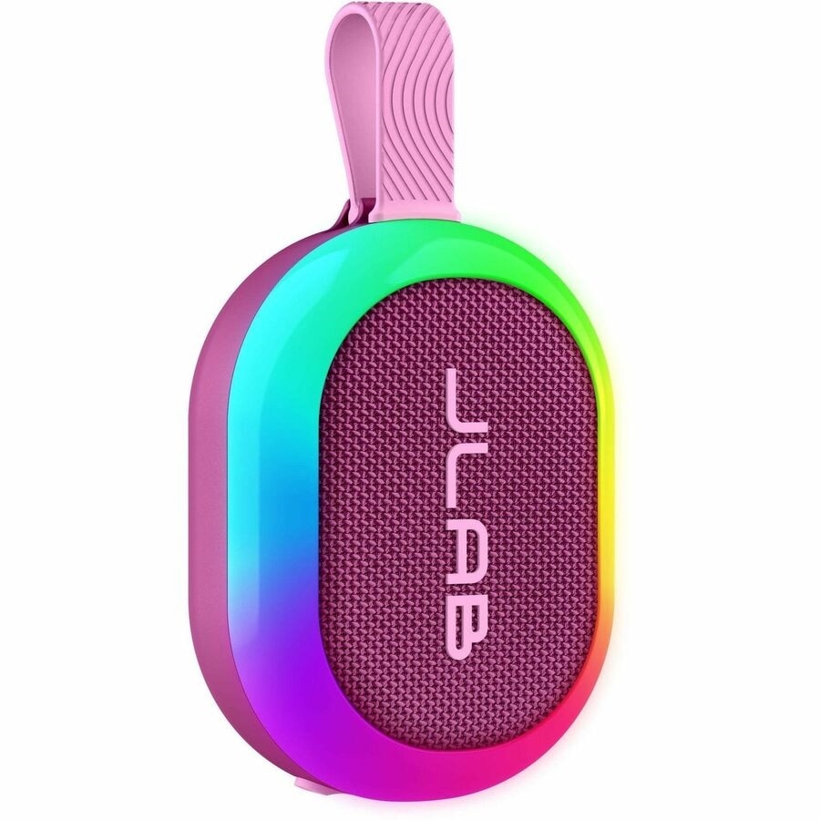 JLab Pop Party Portable Bluetooth Speaker System - 5 W RMS - Mulberry - Battery Rechargeable 2