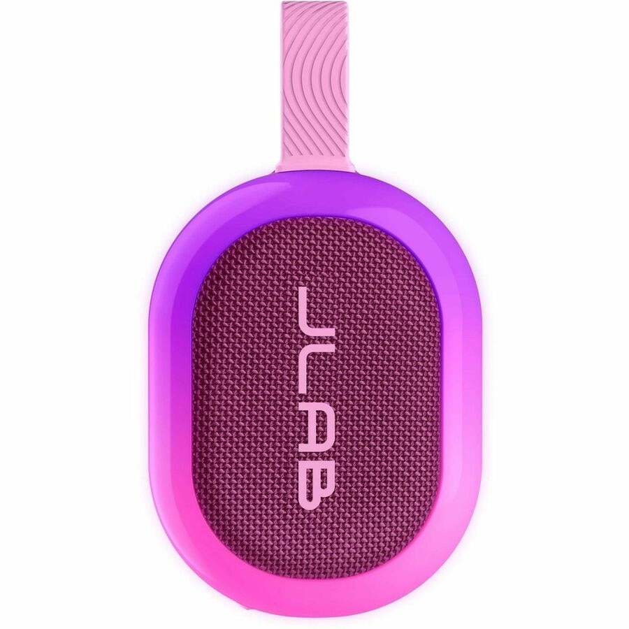 JLab Pop Party Portable Bluetooth Speaker System - 5 W RMS - Mulberry - Battery Rechargeable 3
