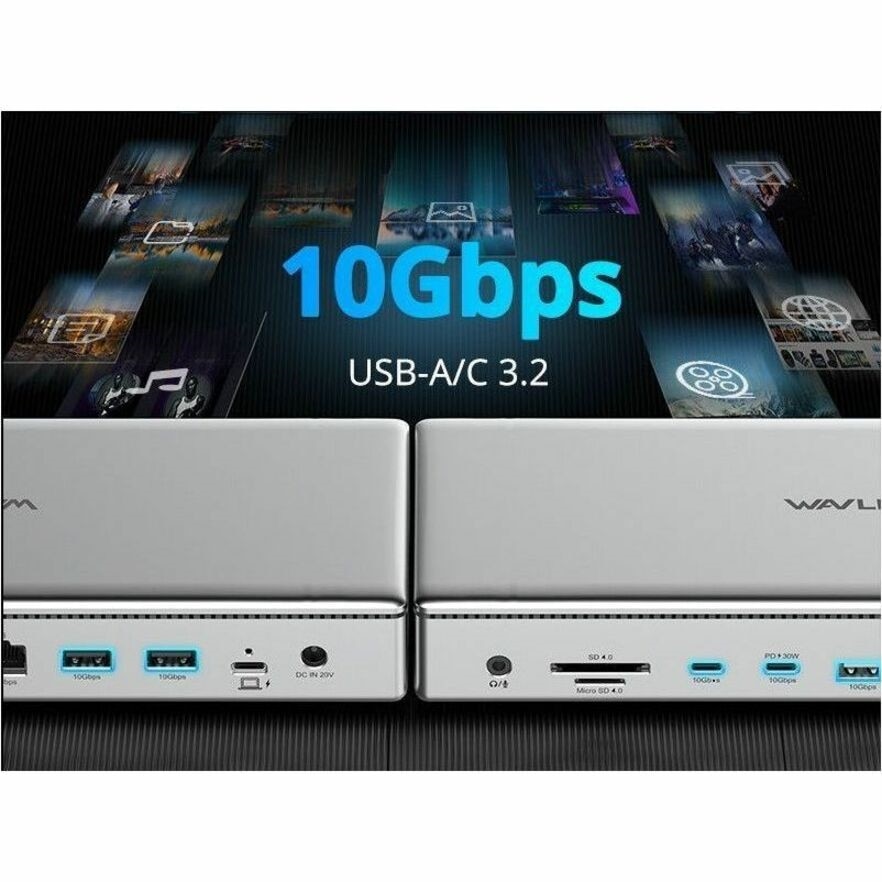 Wavlink WL-UG75PD1-4D2 Quad 4K 120Hz Universal Dock / For Windows and Mac M1/M2/M3/M4 2