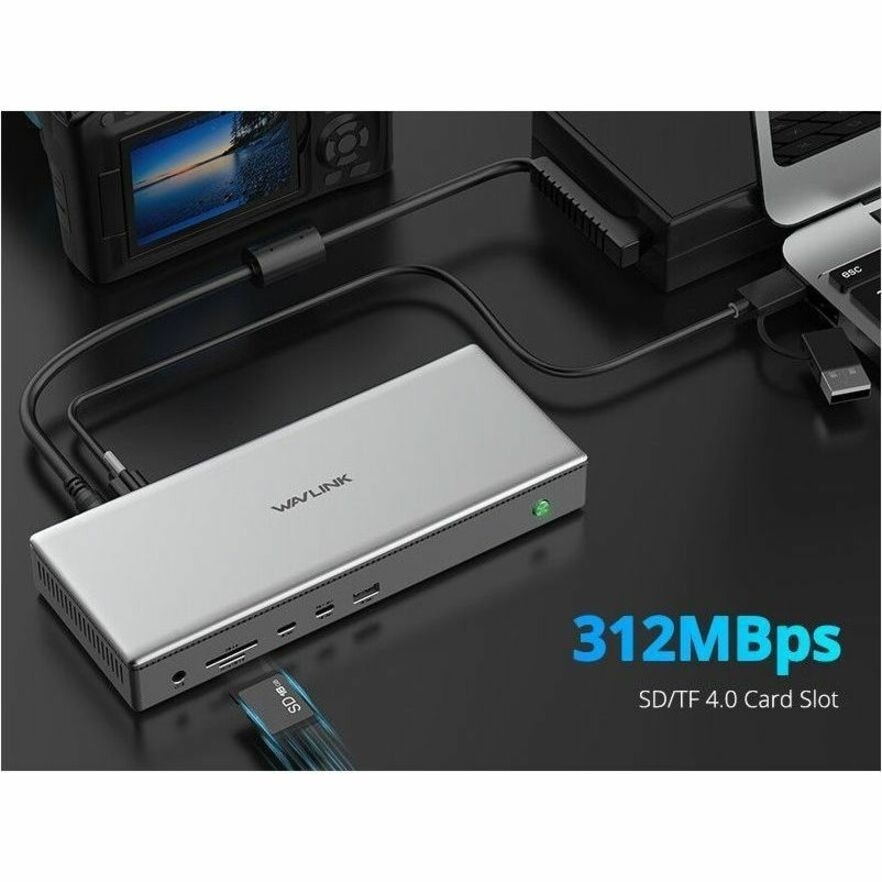Wavlink WL-UG75PD1-4D2 Quad 4K 120Hz Universal Dock / For Windows and Mac M1/M2/M3/M4 9