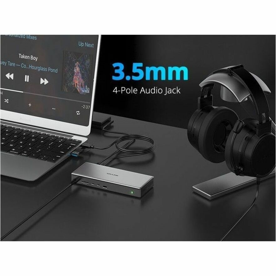 Wavlink WL-UG75PD1-4D2 Quad 4K 120Hz Universal Dock / For Windows and Mac M1/M2/M3/M4 10