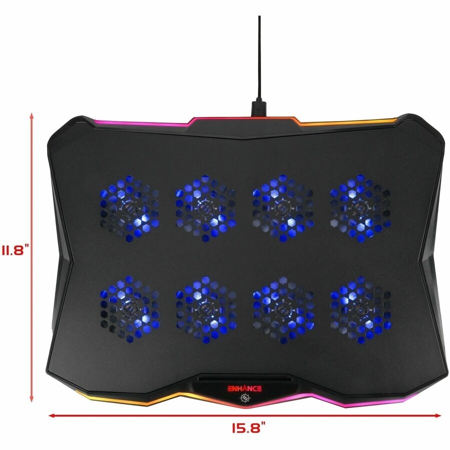 ENHANCE Infiltrate 3 Laptop Cooling Pad with RGB Lights 3