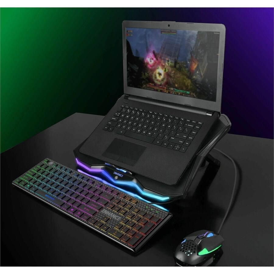 ENHANCE Infiltrate 3 Laptop Cooling Pad with RGB Lights 6