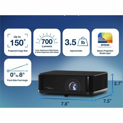 Epson Lifestudio Pop Plus Projector - Black 11