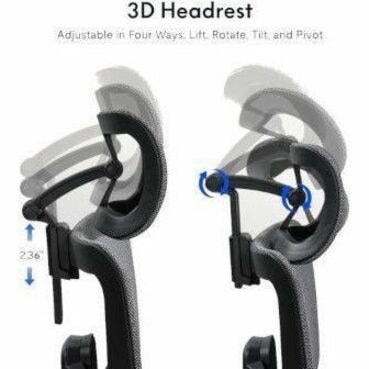 FlexiSpot Premium Ergo Max C7MAXG-FOAM Chair - Gray 3