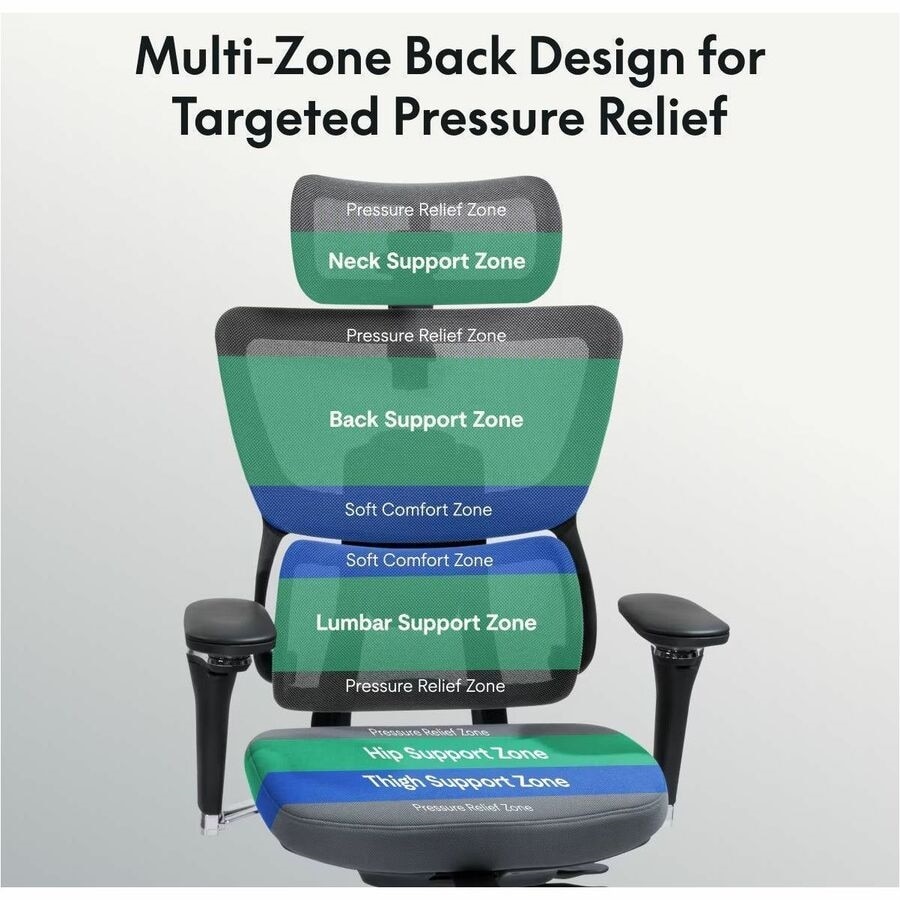 FlexiSpot Premium Ergo Max C7MAXG-FOAM Chair - Gray 4