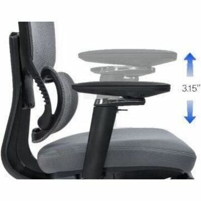 FlexiSpot Premium Ergo Max C7MAXG-FOAM Chair - Gray 5