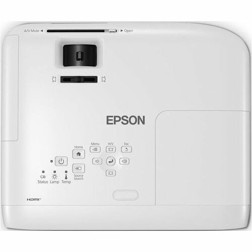 Epson PowerLite E24 3LCD Projector - 16:10 - Ceiling Mountable - White 6