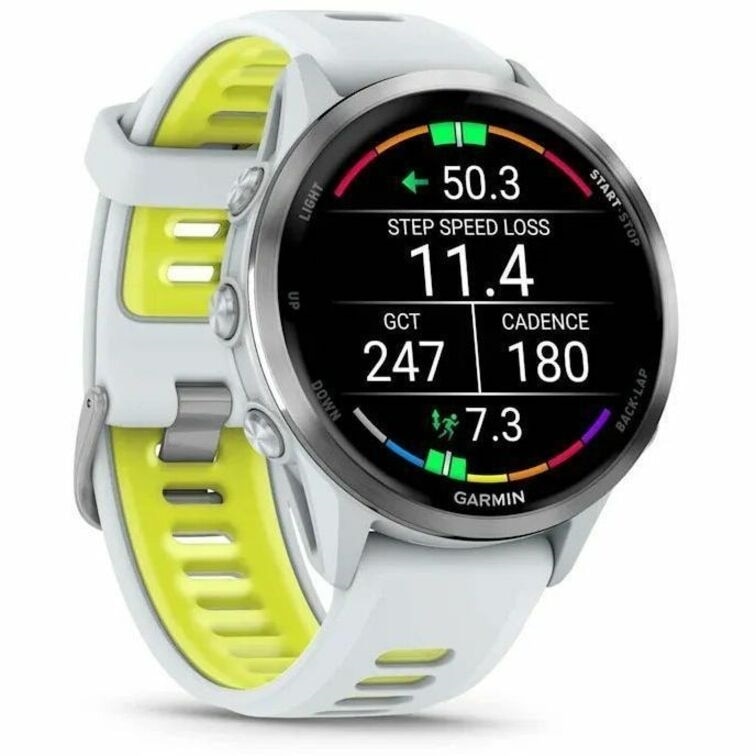 Garmin Forerunner 970, GPS, Whitestone/Amp Yellow 6