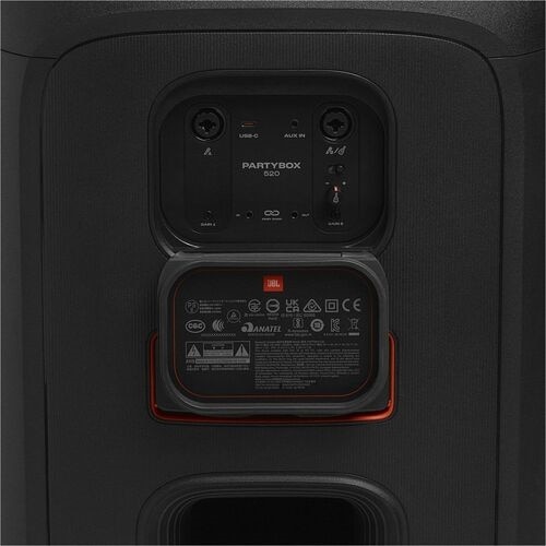 JBL PartyBox 520 Portable Bluetooth Speaker System - 400 W RMS - Black 10