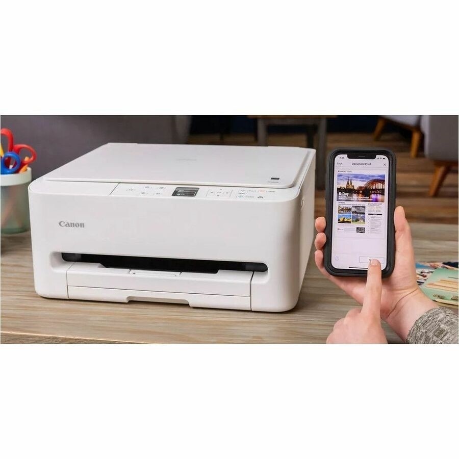 Canon PIXMA TS6520 Wireless Color All-In-One Inkjet Printer, Eligible for PIXMA Print Plan Ink Subscription Service 6