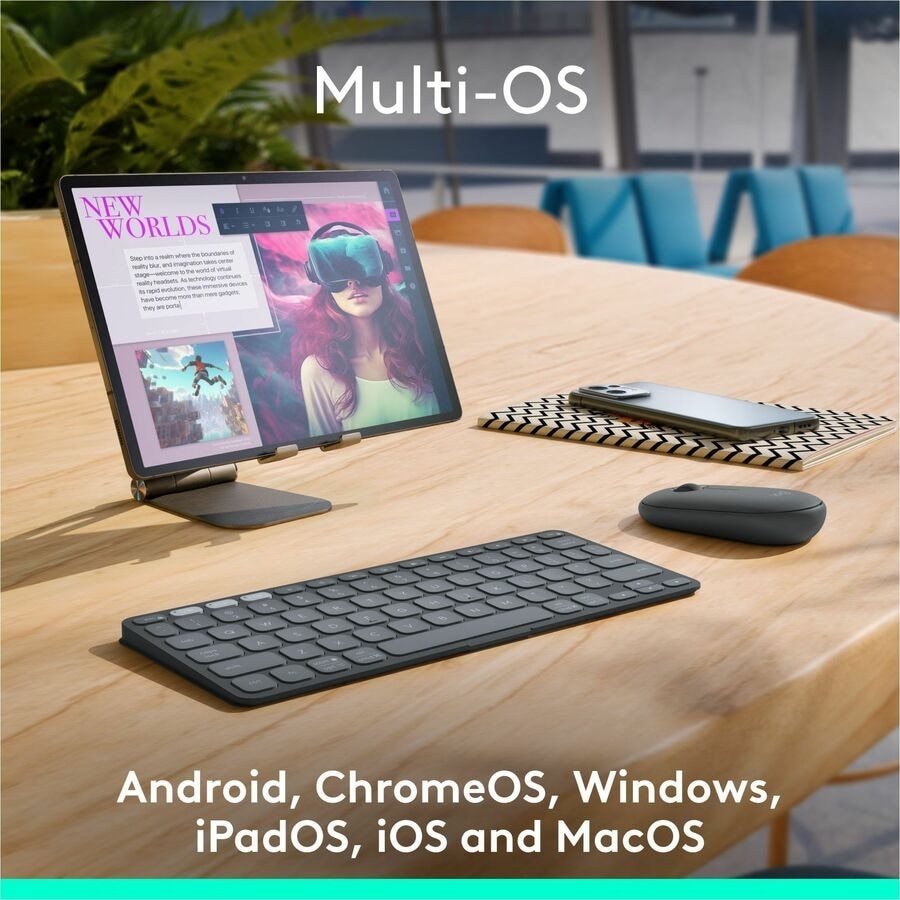 Logitech Keys-To-Go 2 Tablet Keyboard - Graphite 7