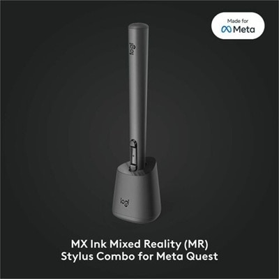 Logitech MX Ink Combo MR Stylus with Charging Dock for Meta Quest 2